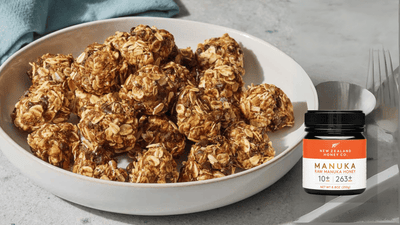 No-Bake Energiebällchen mit Manuka-Honig UMF™ 10+