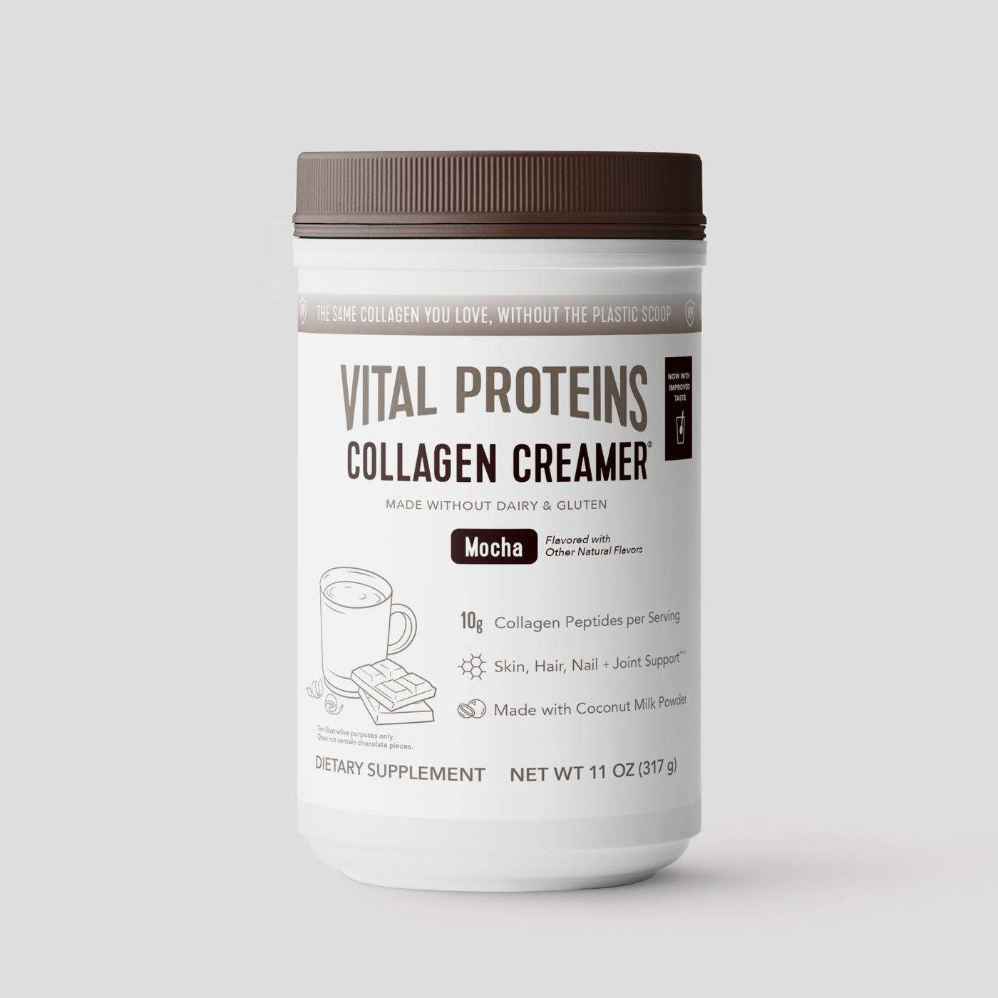 |CCM10U| Collagen Creamer Mocha Here