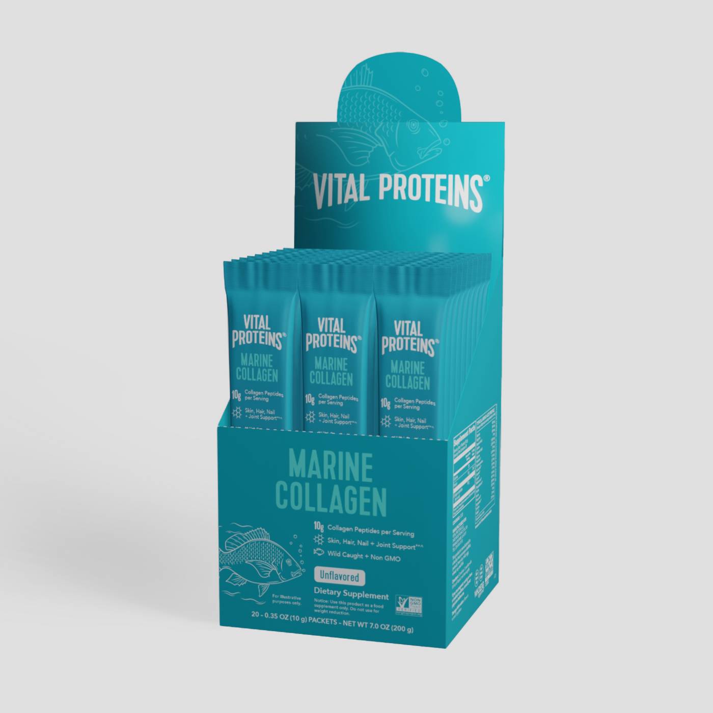 |MC20SPBW| Marine Collagen Peptides Stick Packs  