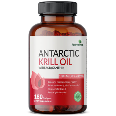 Antarctic Krill Oil 1000 MG with Astaxanthin - Manu Honey