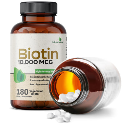 Biotin 10,000 MCG - Manu Honey