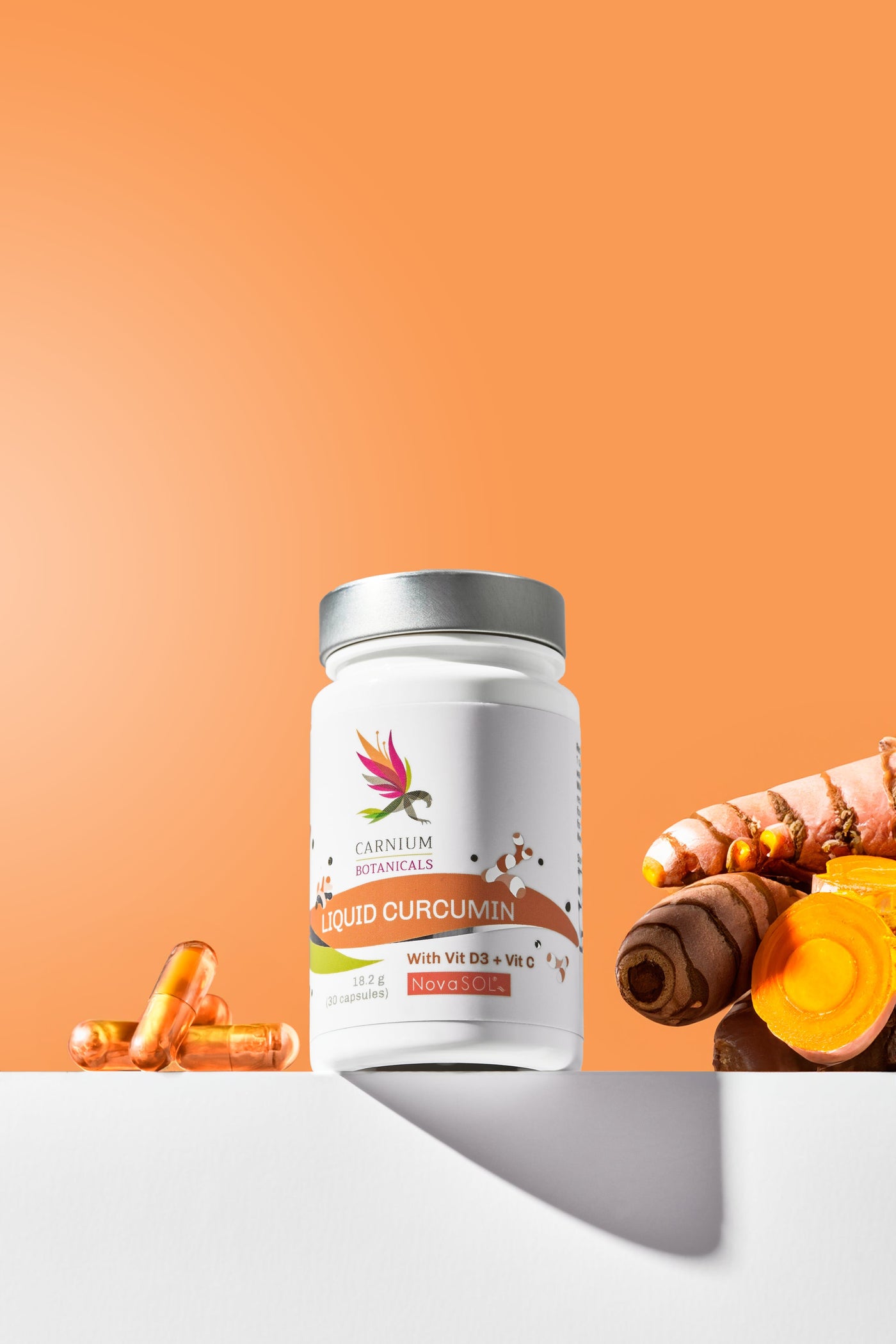 Liquid Curcumin (+ Vitamin C und Vitamin D) 30 Kapseln