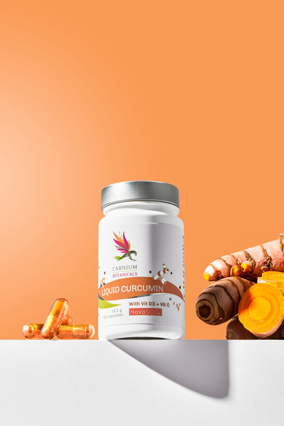 Curcumine liquide (+ vitamine C et vitamine D) 30 capsules