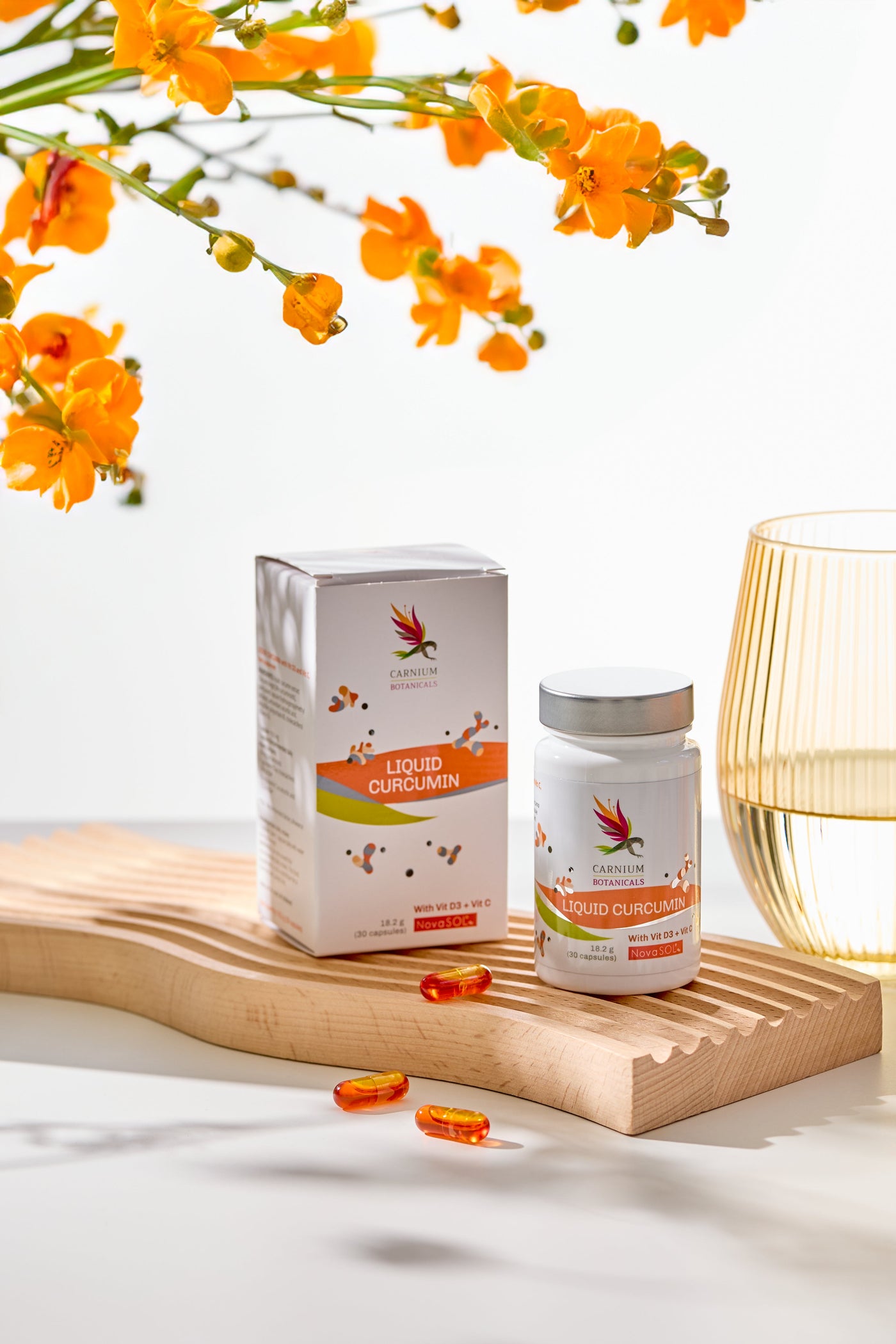 Liquid Curcumin (+ Vitamin C und Vitamin D) 30 Kapseln