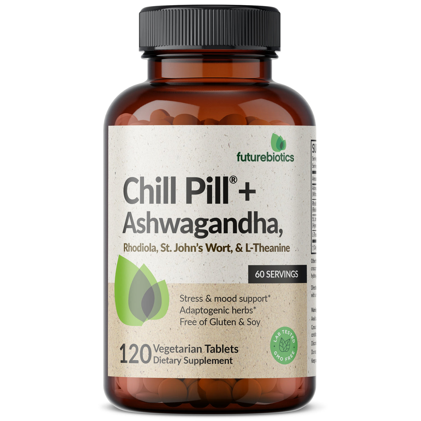 Chill Pill + Ashwagandha, Rhodiola, St. John’s Wort, & L-Theanine 2000 MG - Manu Honey