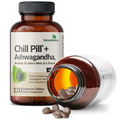 Chill Pill + Ashwagandha, Rhodiola, St. John’s Wort, & L-Theanine 2000 MG - Manu Honey