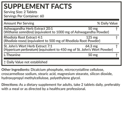 Chill Pill + Ashwagandha, Rhodiola, St. John’s Wort, & L-Theanine 2000 MG - Manu Honey