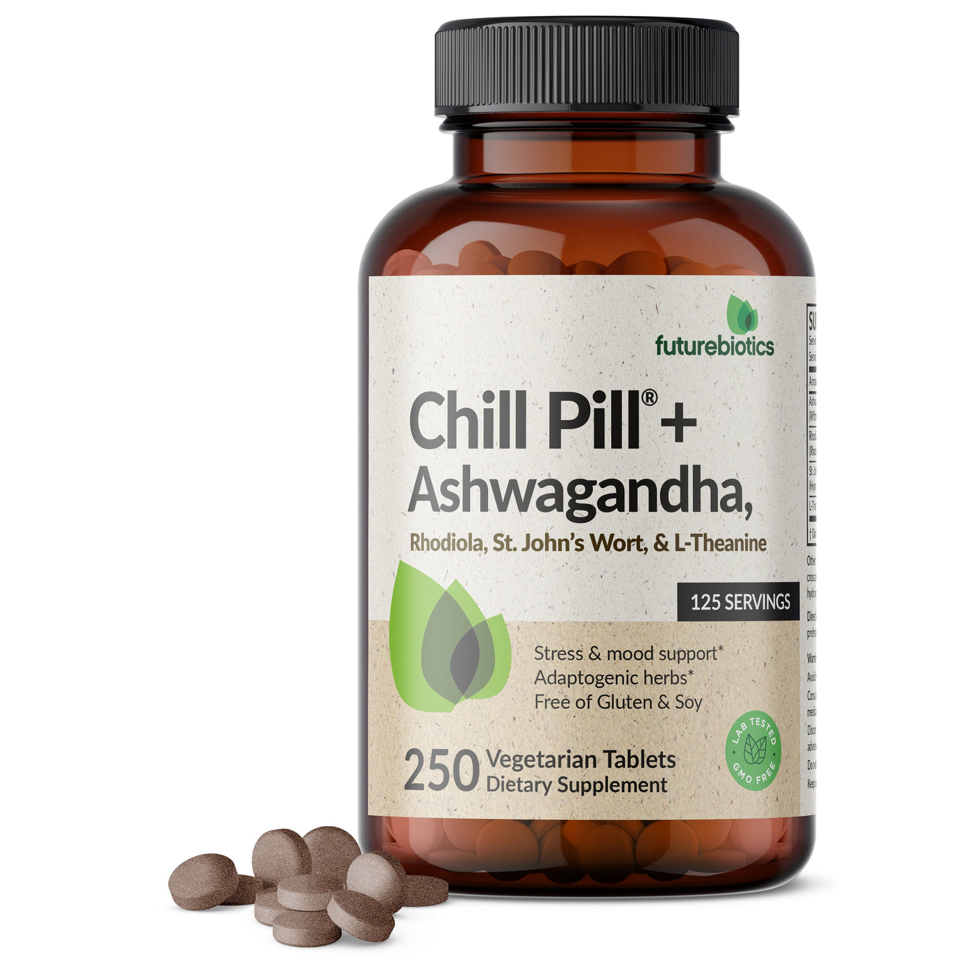 Chill Pill + Ashwagandha, Rhodiola, St. John’s Wort, & L-Theanine 2000 MG - Manu Honey