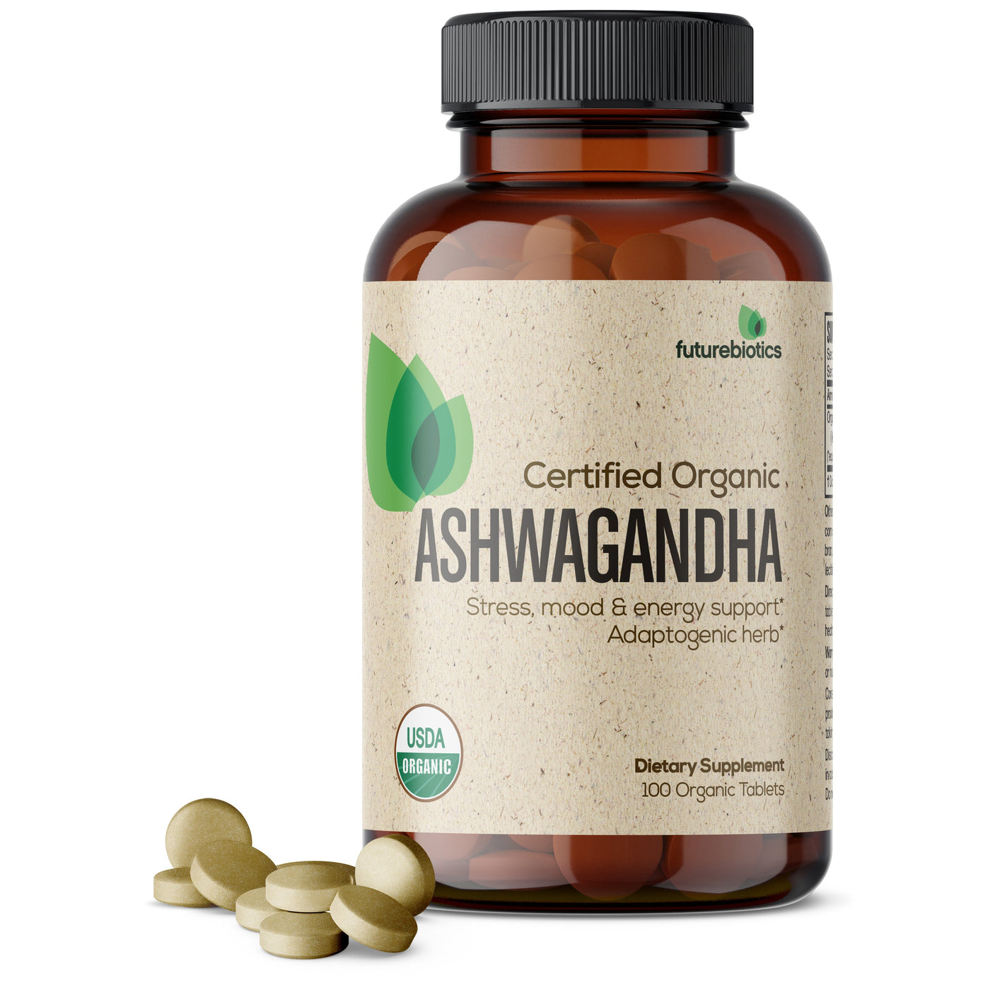 Certified Organic Ashwagandha 2100 MG per Serving - Manu Honey