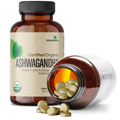 Certified Organic Ashwagandha 2100 MG per Serving - Manu Honey