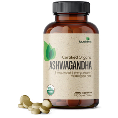 Certified Organic Ashwagandha 2100 MG per Serving - Manu Honey