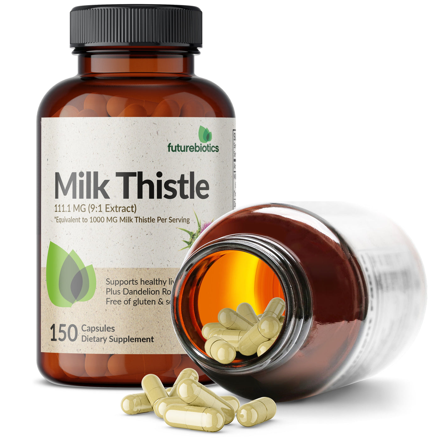 Milk Thistle 1000mg & Dandelion Root - Manu Honey