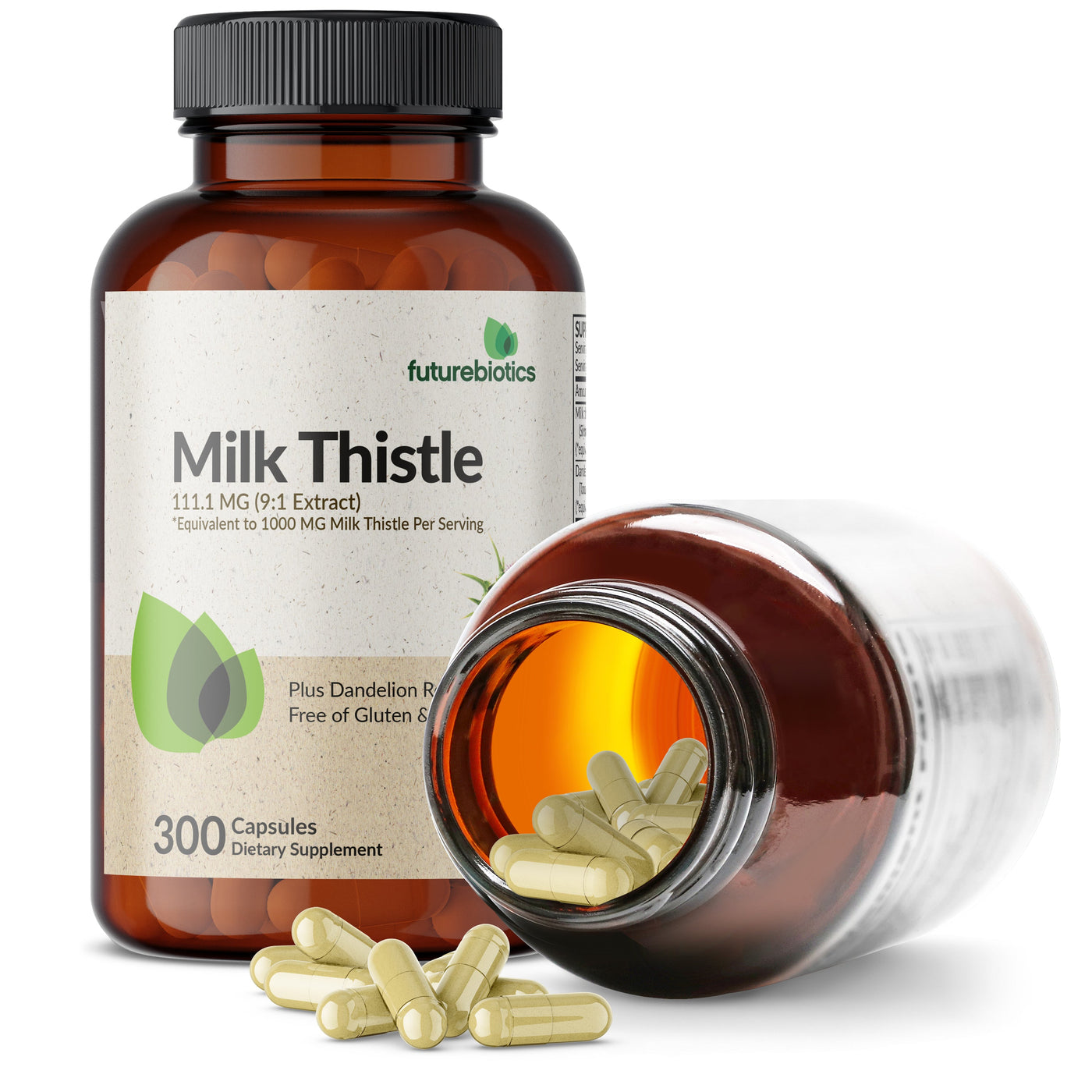 Milk Thistle 1000mg & Dandelion Root - Manu Honey