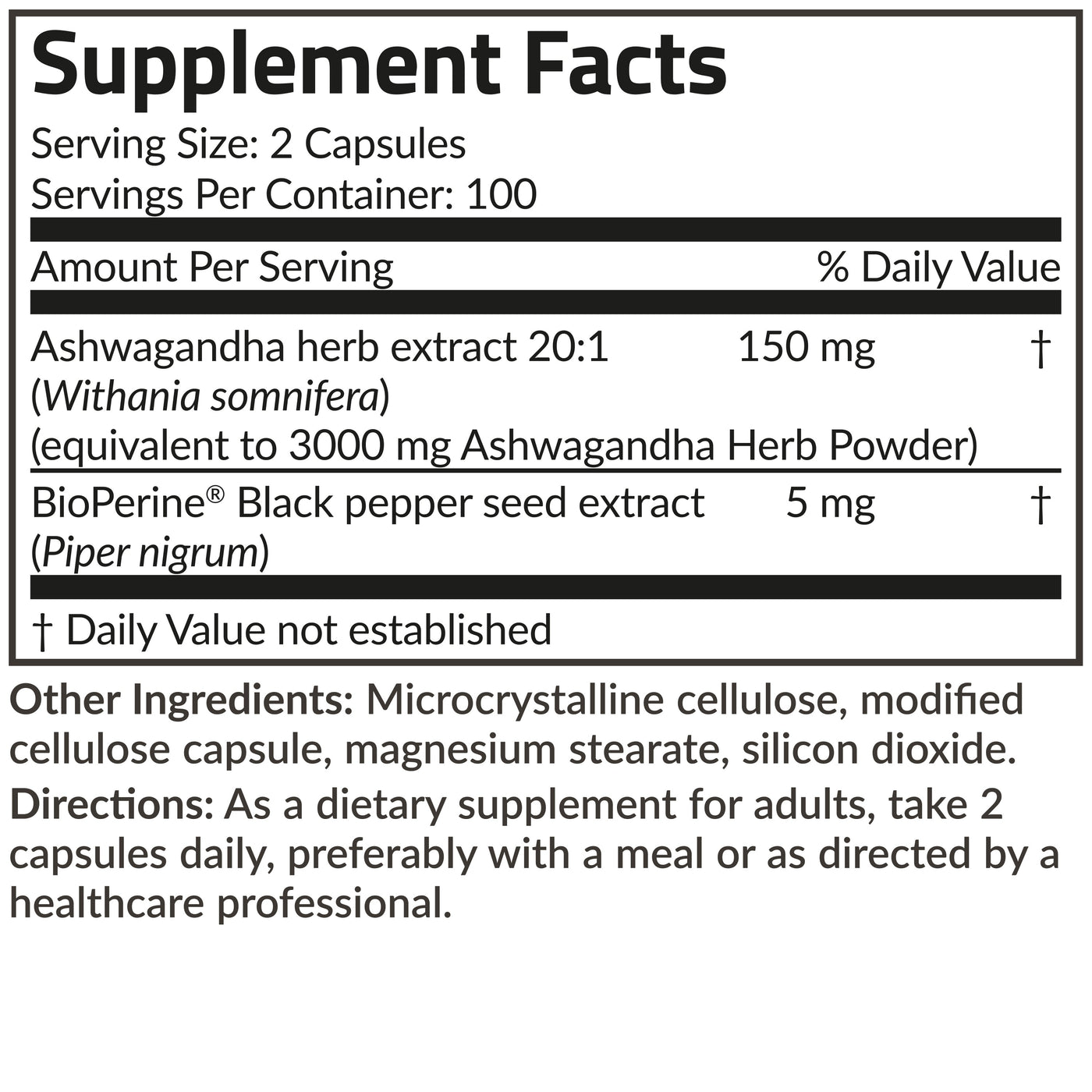 Ashwagandha Extra Strength - Manu Honey