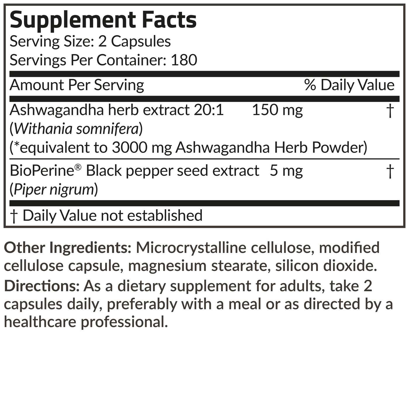 Ashwagandha Extra Strength - Manu Honey