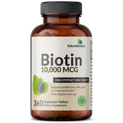 Biotin 10,000 MCG - Manu Honey