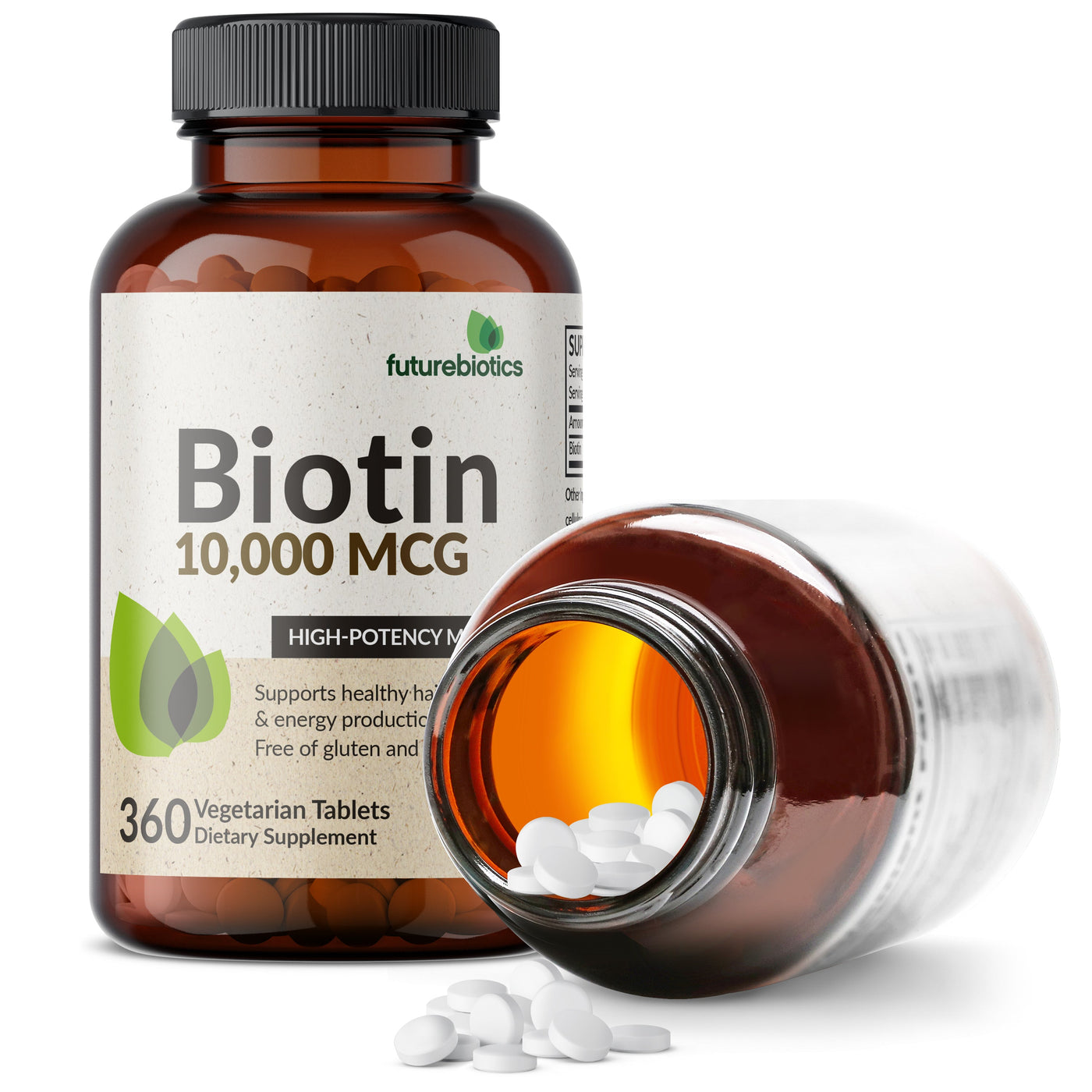 Biotin 10,000 MCG - Manu Honey