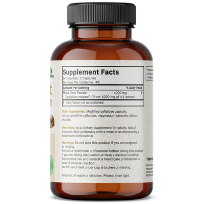 Maca Root Extra Strength 4000 MG - Manu Honey