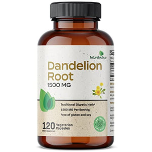 Dandelion Root 1500 MG, 120 Vegetarian Capsules - Manu Honey