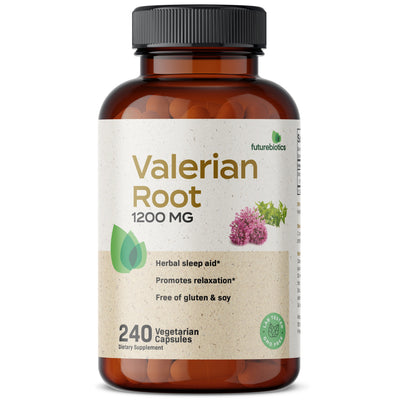 Valerian Root 1200 MG, 240 Vegetarian Capsules - Manu Honey