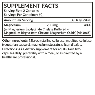 Magnesium Glycinate 200 MG - Manu Honey