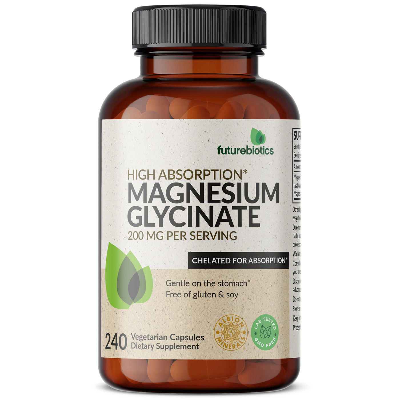 Magnesium Glycinate 200 MG - Manu Honey