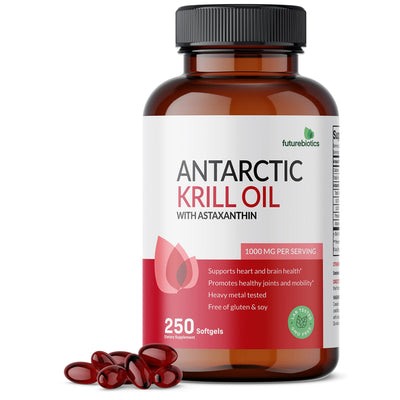 Antarctic Krill Oil 1000 MG with Astaxanthin - Manu Honey