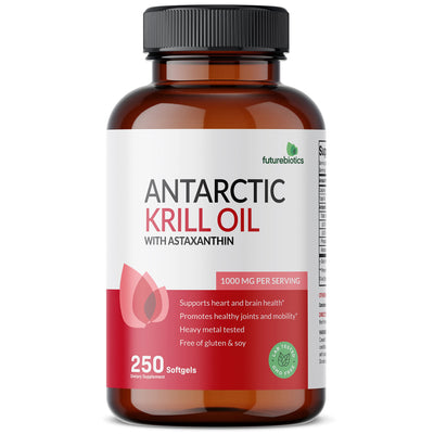 Antarctic Krill Oil 1000 MG with Astaxanthin - Manu Honey