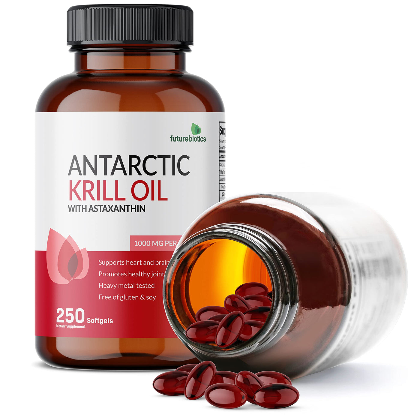 Antarctic Krill Oil 1000 MG with Astaxanthin - Manu Honey