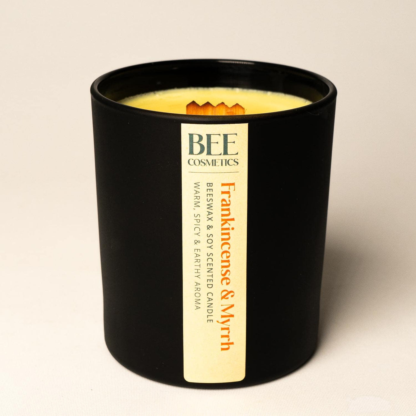 Frankincense & Myrrh: Beeswax & Soy Candle