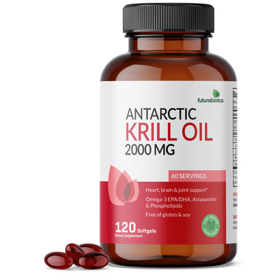 Antarctic Krill Oil 2000mg Extra Strength with Astaxanthin - Manu Honey