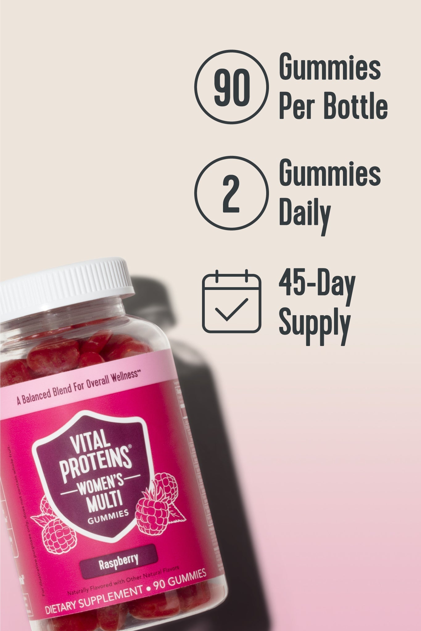 Gummies multi-vitaminés pour femmes